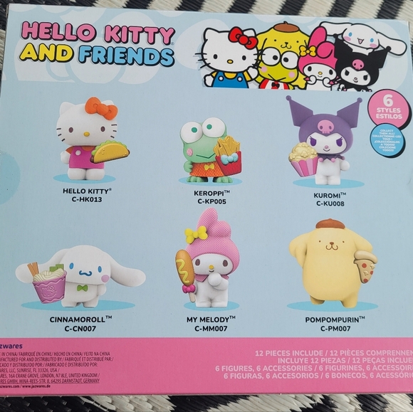 Salty Snacks Hello Kitty and Friends 6 Figurine Set - Brand New Collectors - Picture 6 of 10